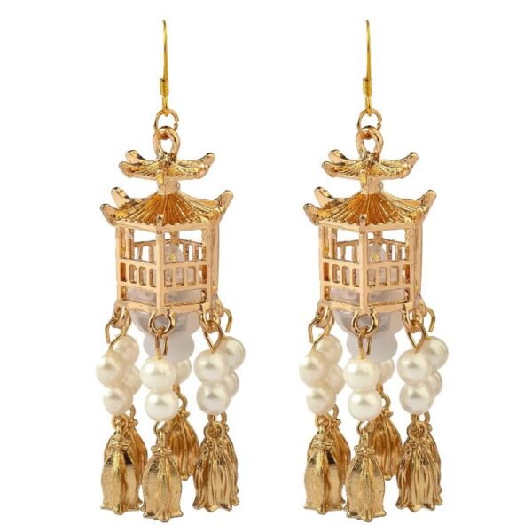 Traditional lantern Earrings with Light